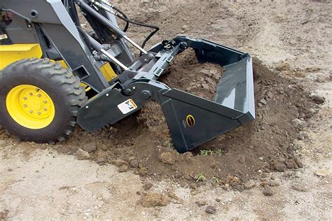 uick attach skid steer bucket|Industrial Combo Bucket For Skid Steers.